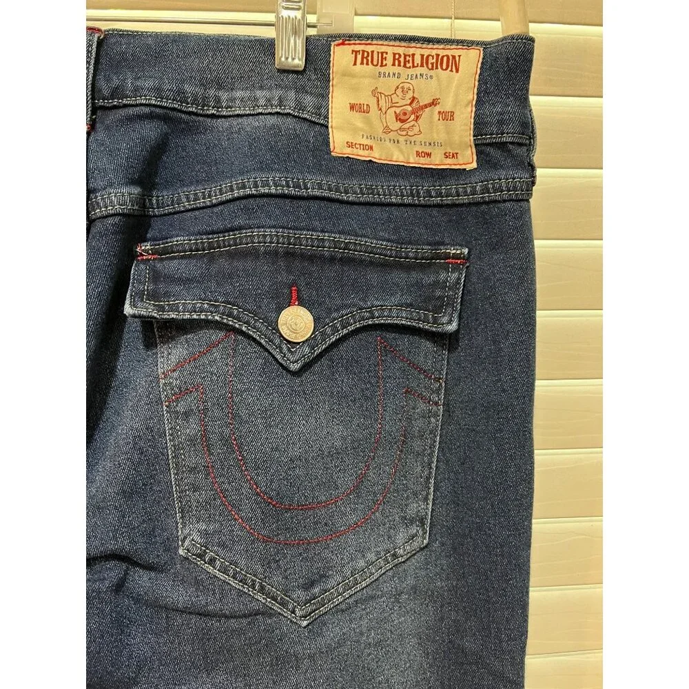 True‎ Religion Rocco Big T Flap Relaxed Skinny Jeans NWT -  MSRP $199